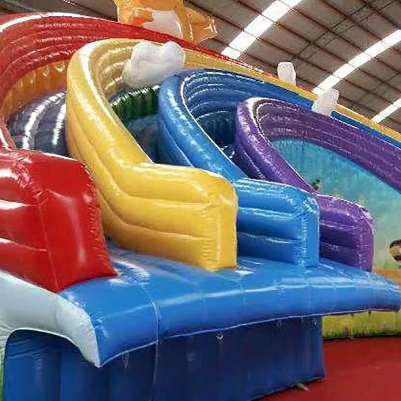 Inflatable স্লাইড জন্য PVC প্রলিপ্ত পলিয়েস্টার ফ্যাব্রিক